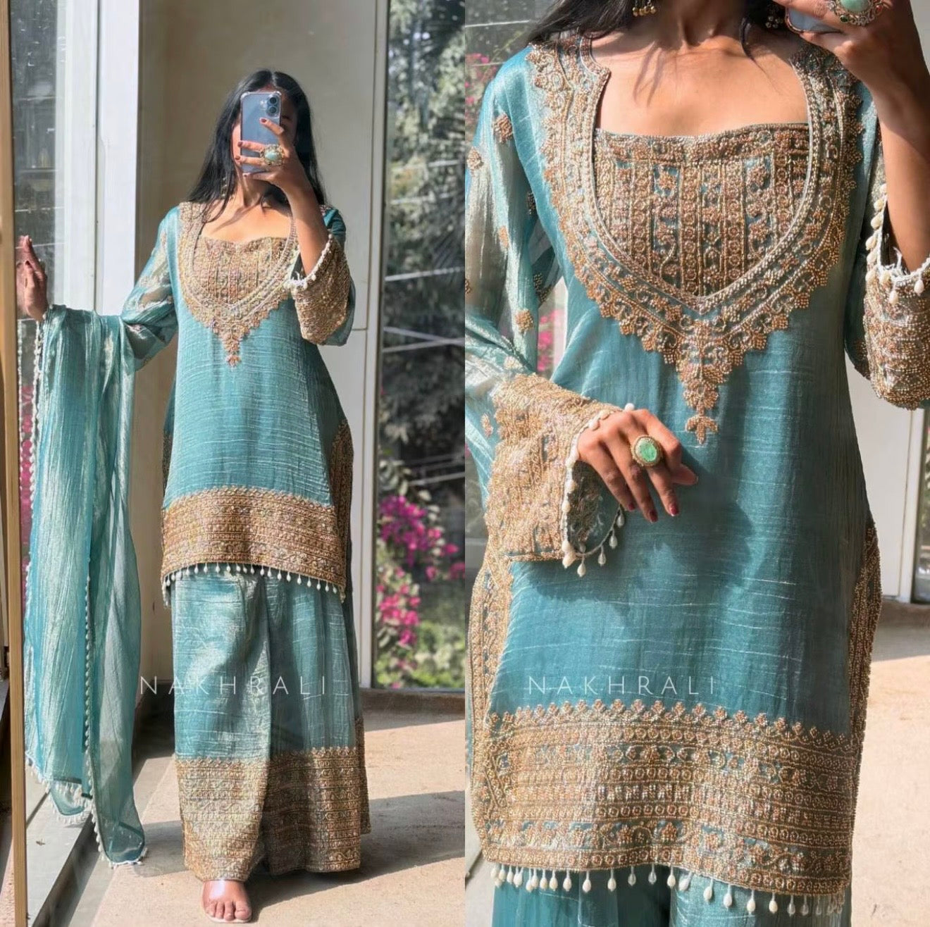 Cotton party Shalwar Kameez Pakistani/Indian Design Ready to wear traditional Clothes Dress Outfit.